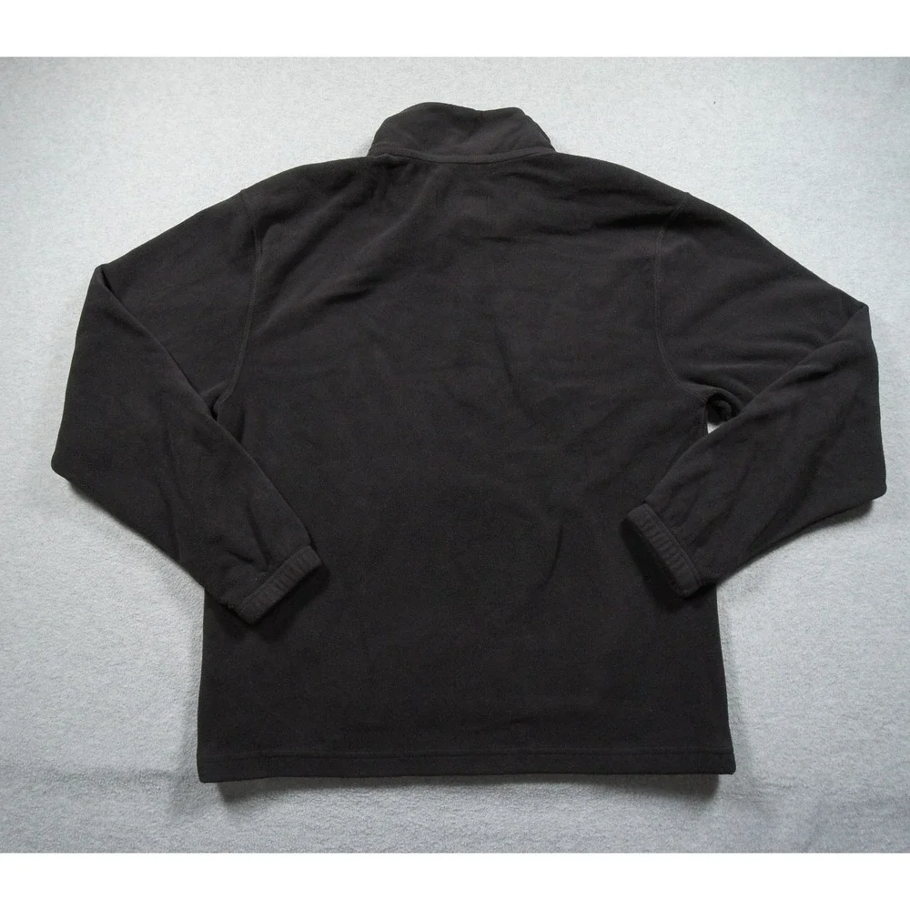 Jordan Sweater Mens Small Black Quarter Zip Fleece Jumpman Pocket Sweatshirt